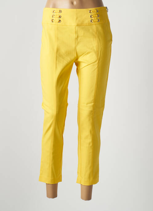 Pantalon 7/8 jaune JUS D'ORANGE pour femme