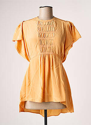 Top manches courtes manches courtes orange HIGH femme
