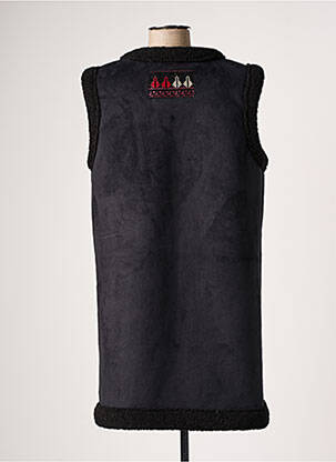 Gilet sans manche doublure noir SHIRTAPORTER femme