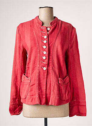 Veste casual poches rouge HIGH femme