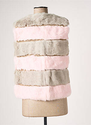 Gilet sans manche poches rose MAX & MOI femme