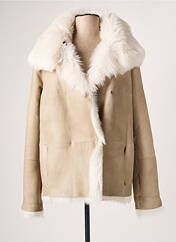 Manteau court beige VENTCOUVERT pour femme seconde vue