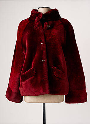 Manteau court rouge VENTCOUVERT pour femme