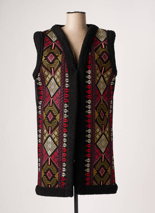 Gilet sans manche doublure noir SHIRTAPORTER femme