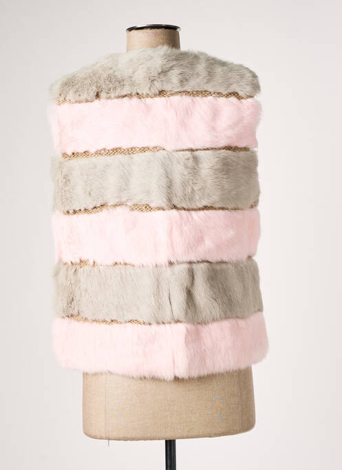 Gilet sans manche rose MAX & MOI pour femme