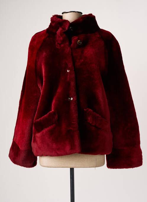 Manteau court rouge VENTCOUVERT pour femme