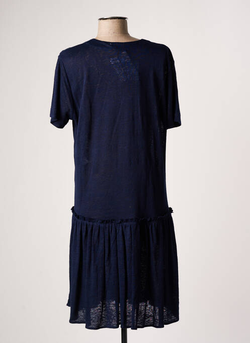 Robe mi-longue bleu ALLUDE femme