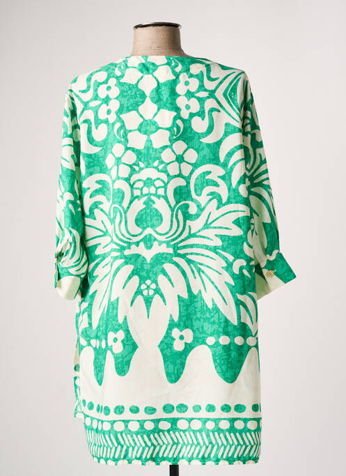 Tunique manches longues vert JEFF GALLANO pour femme