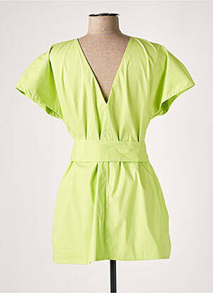 Tunique manches courtes col v vert LIVIANA CONTI femme