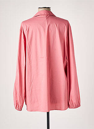 Blouse tissage popeline manches longues rose LIVIANA CONTI femme