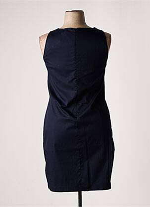 Robe mi-longue sans manche sans manche bleu BLUBIANCO femme
