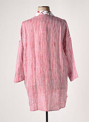 Tunique manches longues imprimé fantaisie rose WHYCI MILANO femme