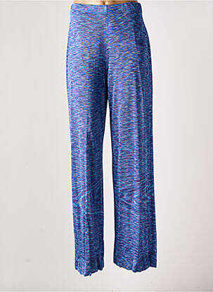 Pantalon droit stretch taille normale bleu LIVIANA CONTI femme