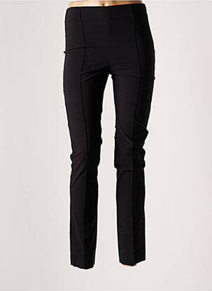 Pantalon slim tissage popeline taille normale noir PIER ANTONIO GASPARI femme
