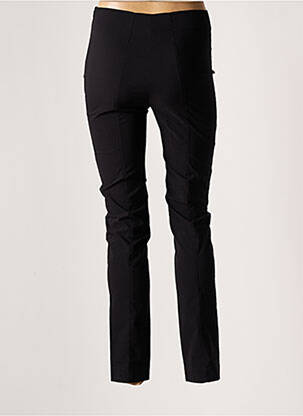 Pantalon slim tissage popeline taille normale noir PIER ANTONIO GASPARI femme