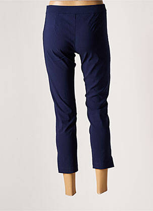 Pantalon 7/8 stretch taille normale bleu LIVIANA CONTI femme