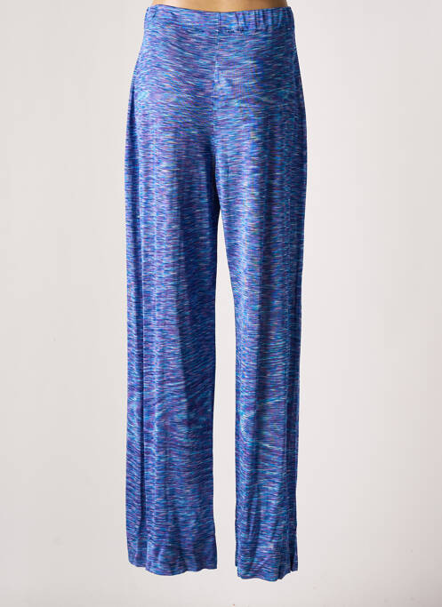 Pantalon droit bleu LIVIANA CONTI pour femme