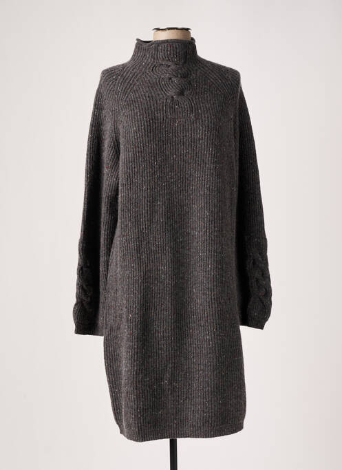 Robe mi-longue gris MAX & MOI pour femme