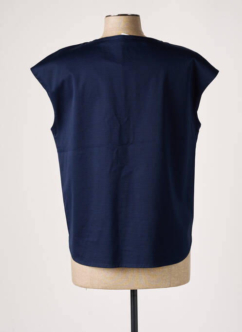 Top bleu KNOTT pour femme