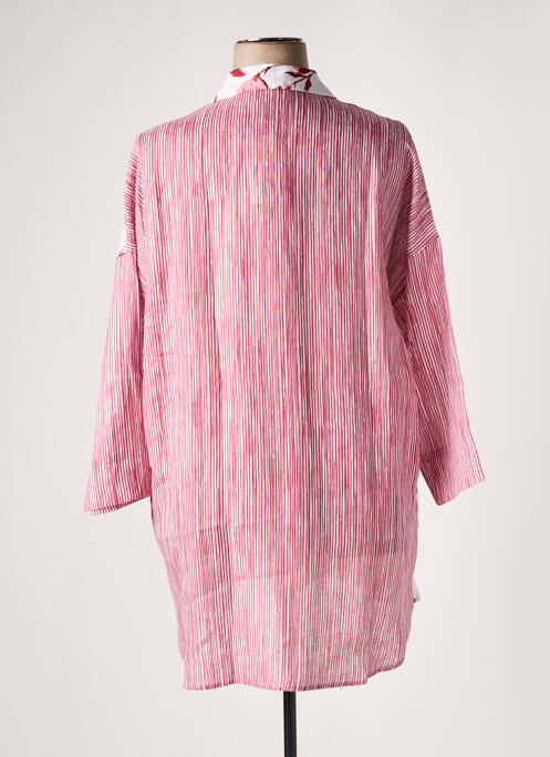 Tunique manches longues rose WHYCI MILANO pour femme