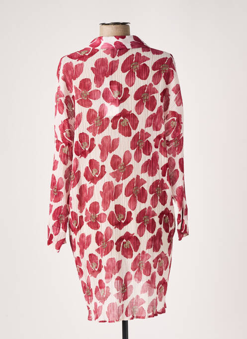 Tunique manches longues rouge WHYCI MILANO pour femme