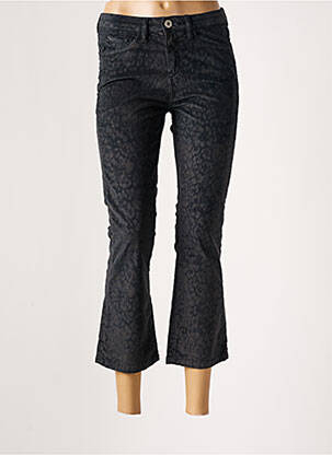 Pantacourt stretch taille basse gris DENIM STUDIO femme