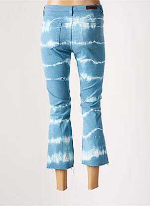 Pantacourt stretch taille normale bleu DENIM STUDIO femme