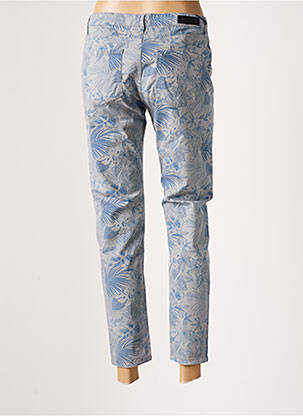 Pantalon 7/8 stretch taille basse bleu DENIM STUDIO femme