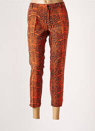 Pantacourt tissage popeline taille normale orange MASON'S femme