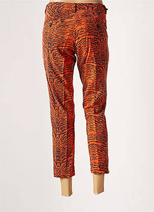 Pantacourt tissage popeline taille normale orange MASON'S femme