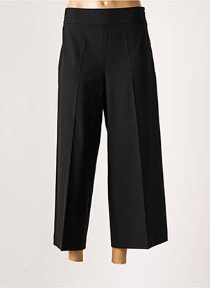 Pantacourt taille haute taille haute noir DENIM STUDIO femme