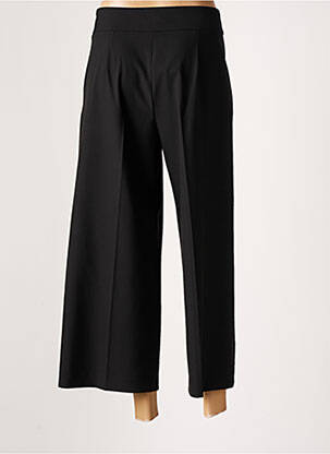 Pantacourt taille haute taille haute noir DENIM STUDIO femme