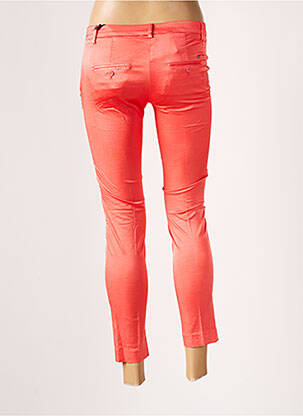 Pantalon 7/8 stretch taille basse orange MASON'S femme