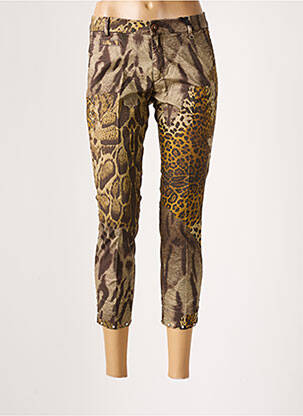 Pantacourt taille basse taille basse marron MASON'S femme