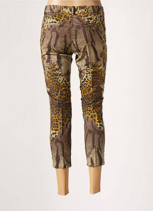 Pantacourt stretch taille basse marron MASON'S femme