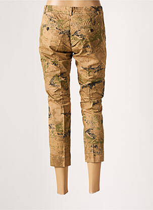 Pantacourt stretch taille basse marron MASON'S femme