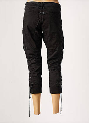 Pantacourt stretch taille basse noir HIGH femme