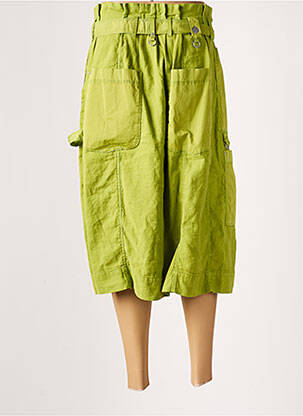 Jupe mi-longue taille haute vert HIGH femme