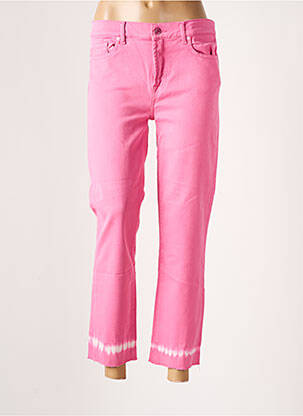 Jeans coupe droite rose 7 FOR ALL MANKIND pour femme