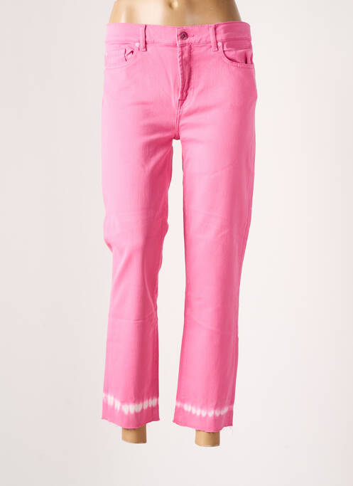 Jeans coupe droite sélection denim taille normale rose 7 FOR ALL MANKIND femme