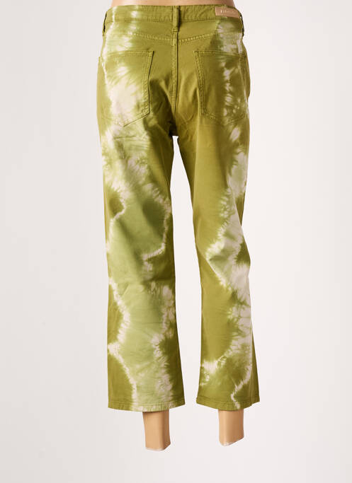 Jeans coupe droite vert DENIM STUDIO pour femme