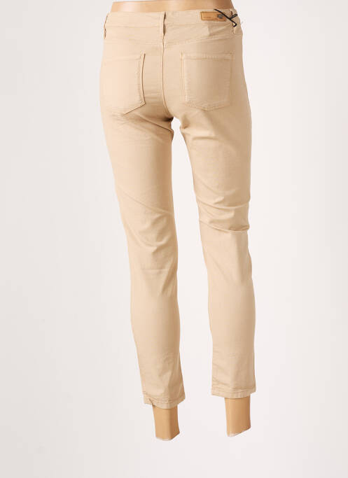 Pantalon 7/8 beige DENIM STUDIO pour femme