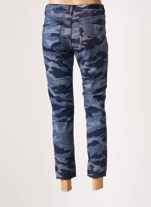 Pantalon 7/8 bleu DENIM STUDIO pour femme