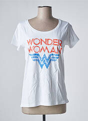 T-shirt blanc WONDER WOMAN pour femme seconde vue