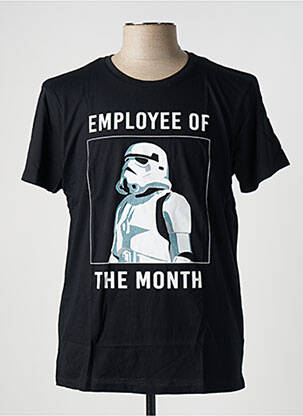 T-shirt stretch manches courtes noir STAR WARS homme