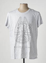 T-shirt gris STAR WARS pour homme seconde vue