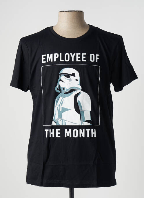 T-shirt stretch manches courtes noir STAR WARS homme