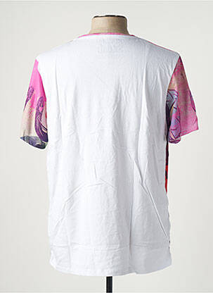 T-shirt stretch manches courtes rose DC homme
