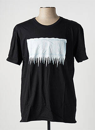 T-shirt stretch manches courtes noir MARVEL homme