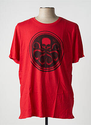 T-shirt rouge MARVEL pour homme